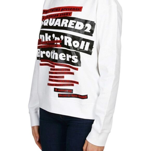 NWT Dsquared2 Tape Sweatshirt Top shirt Womens size L - Picture 4 of 7